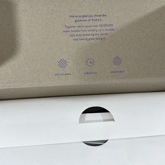 ROTHY’S The Point in Flax Birdseye Size 7.5 Flats Slip On Shoes - Picture 3 of 14